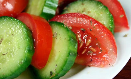 Cucumber Salad with Oregano Recipe