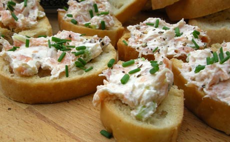 Smoked Salmon and Chives Pate