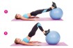 Stability Ball Hamstring Curl