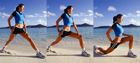 Stepping Lunges Image